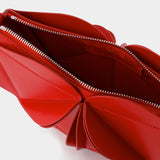 Origami Bag in Red Leather