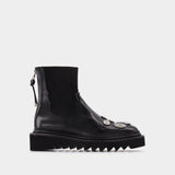 Aj1228 Ankle Boots - Toga Pulla - Leather - Black