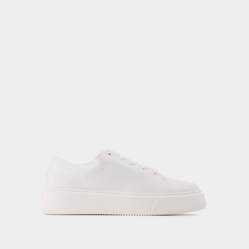White Sporty Mix Plant-Based Trainers
