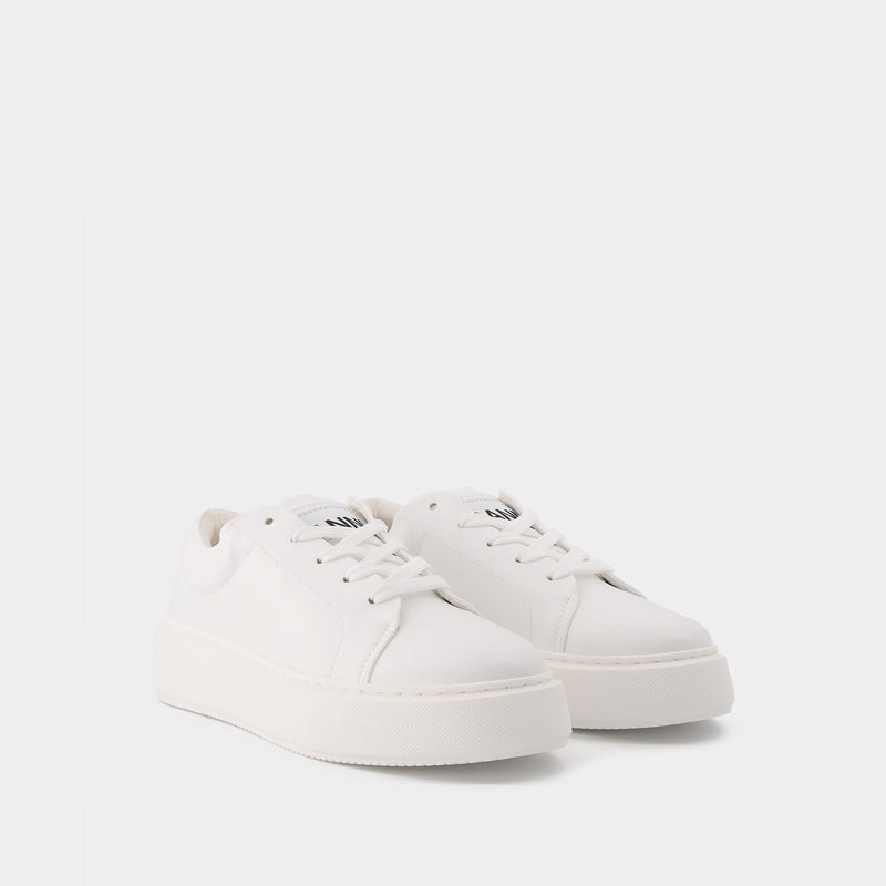 White Sporty Mix Plant-Based Trainers
