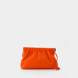 The Bar Mini Should Bag in Orange Vegan Leather