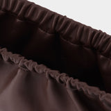 The Bar Clutch Mini in Brown Vegan Leather