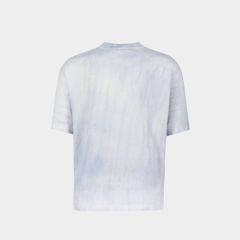 T-Shirt in Blue Cotton