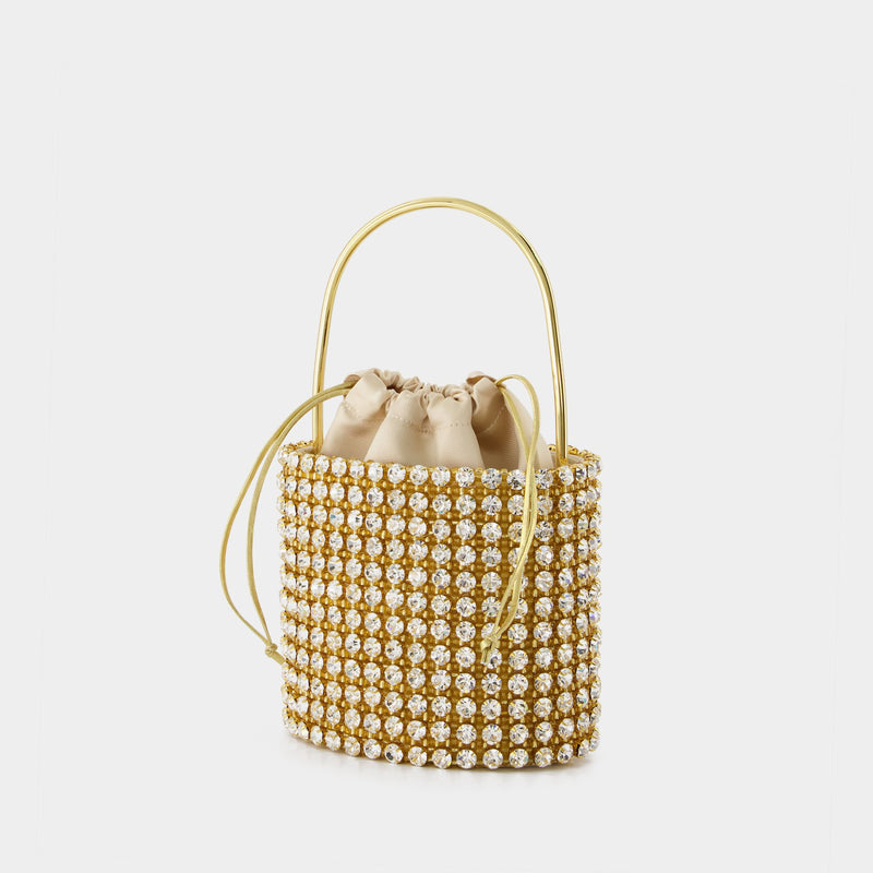 Les Nuances Bucket Bag in White Crystal