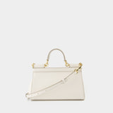 Sicily Small Handbag - Dolce & Gabbana - White - Leather