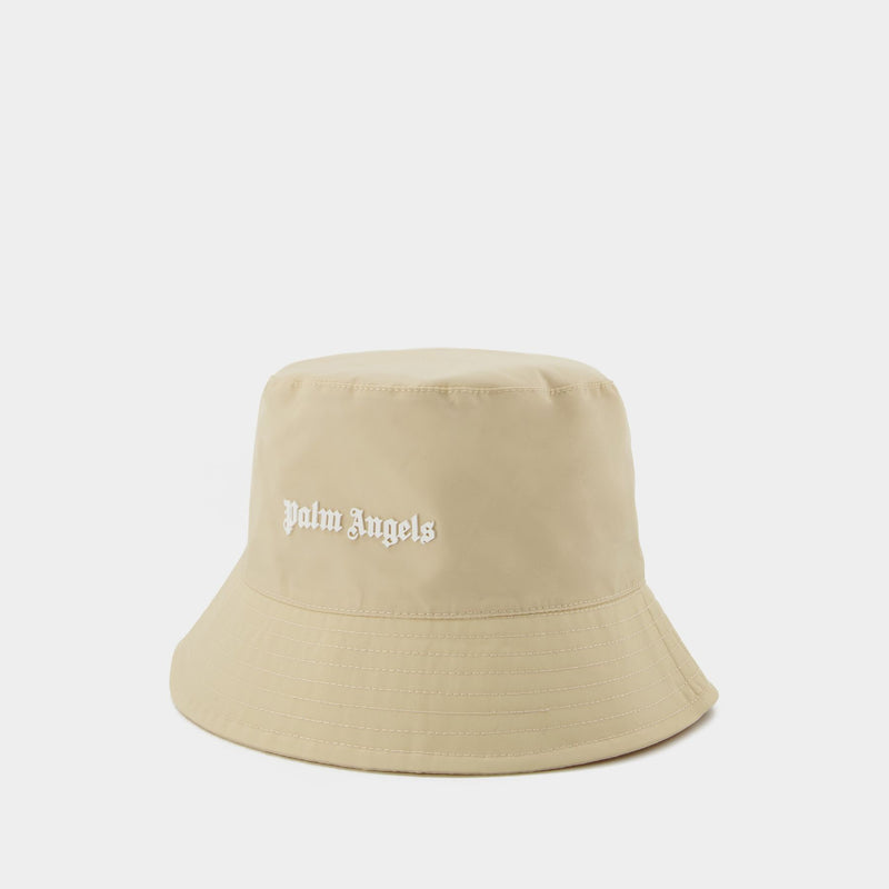 Classic Logo Hat - Palm Angels - Beige/White - Nylon