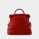 5Ac Mini Bag in Red Leather