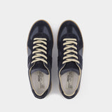Replica Sneakers in Blue Leather