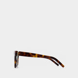 Sl M106 Sunglasses - Saint Laurent  - Havana/Green - Acetate