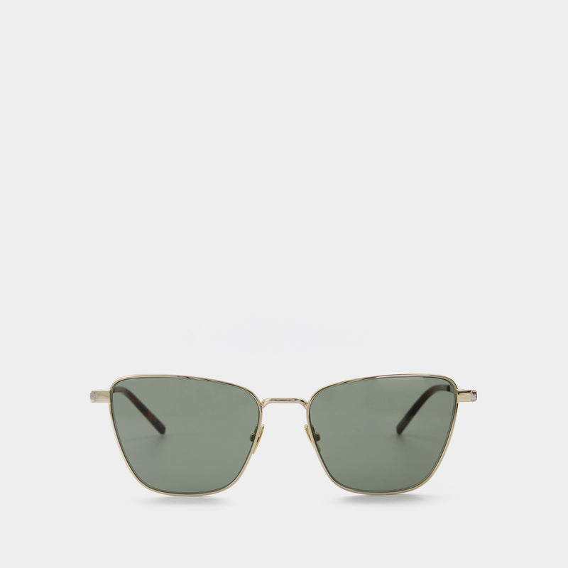 Sl 551 Sunglasses - Saint Laurent  - Gold/Green - Metal