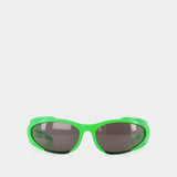 Sunglasses - Balenciaga  - Acetate - Green