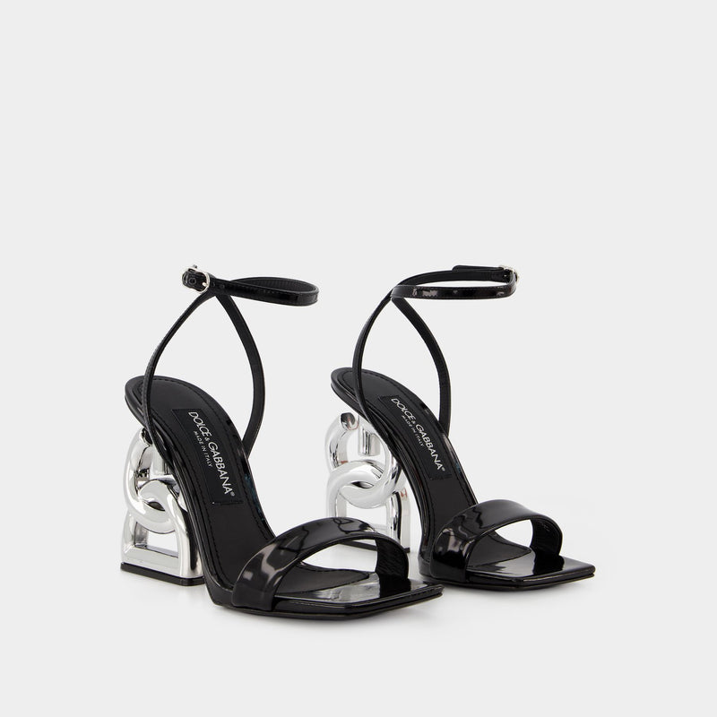 3.5 Sandals - Dolce & Gabbana -  Black - Leather