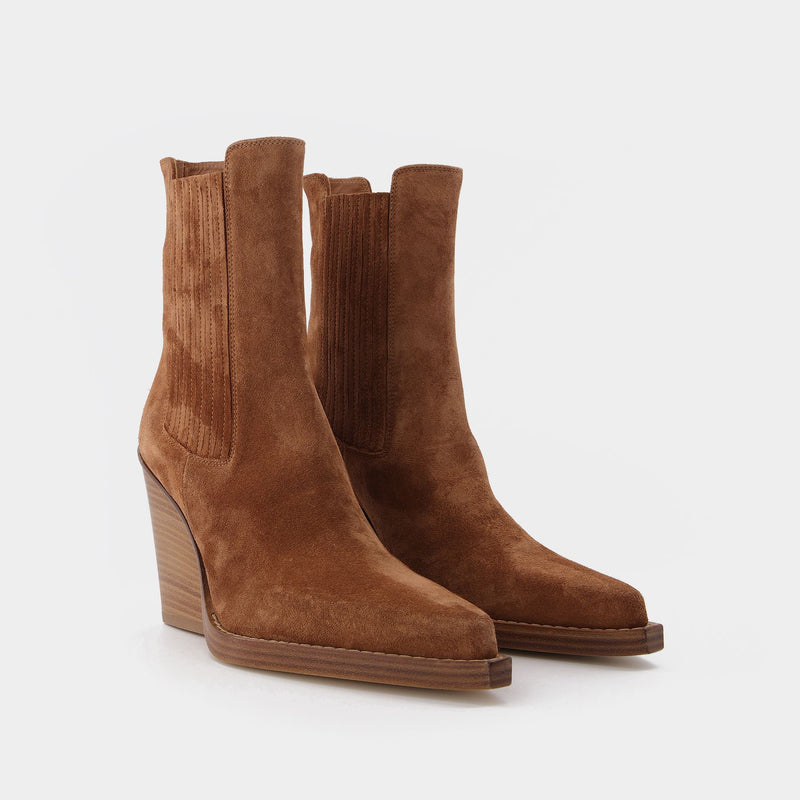 Dallas Ankle Boot in Brown Leather