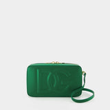 Dg Logo Camera Crossbody - Dolce & Gabbana - Green - Leather