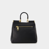 Sicily Small Soft Handbag - Dolce & Gabbana -  Black - Leather