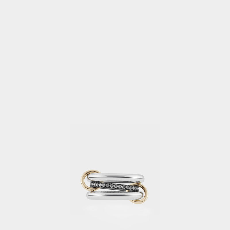 Silver Libra Gris Ring