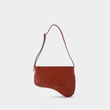 Curve Bag in Red Leather