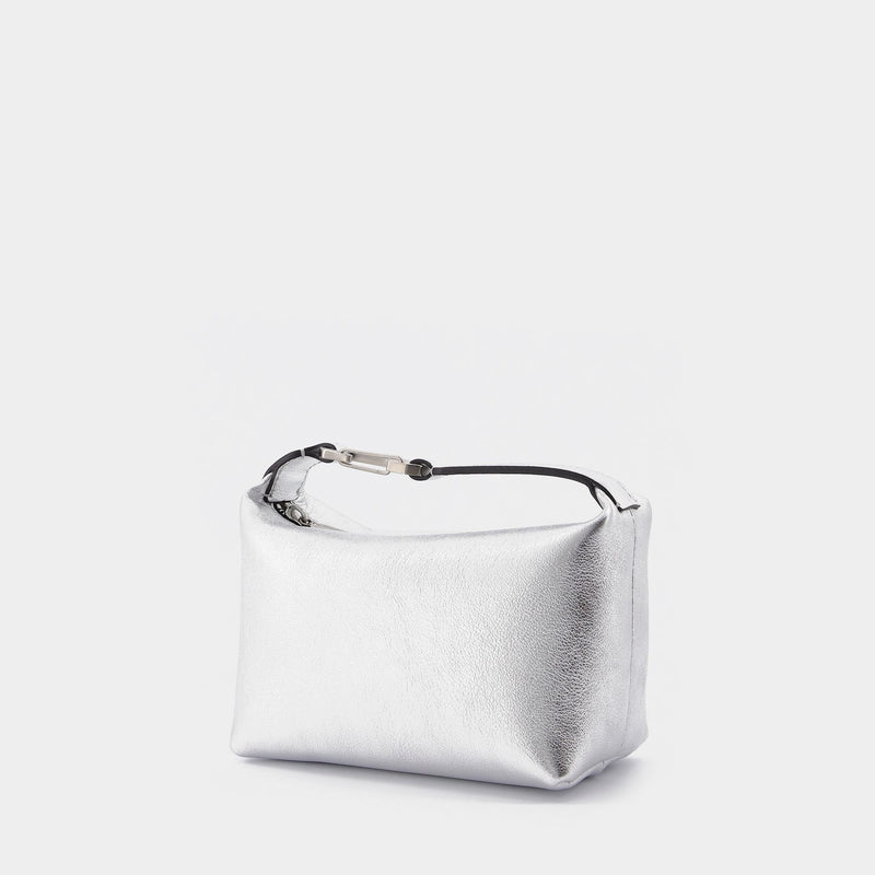 Moonbag bag in Silver Leather