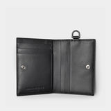 Card Case in Black Polyester