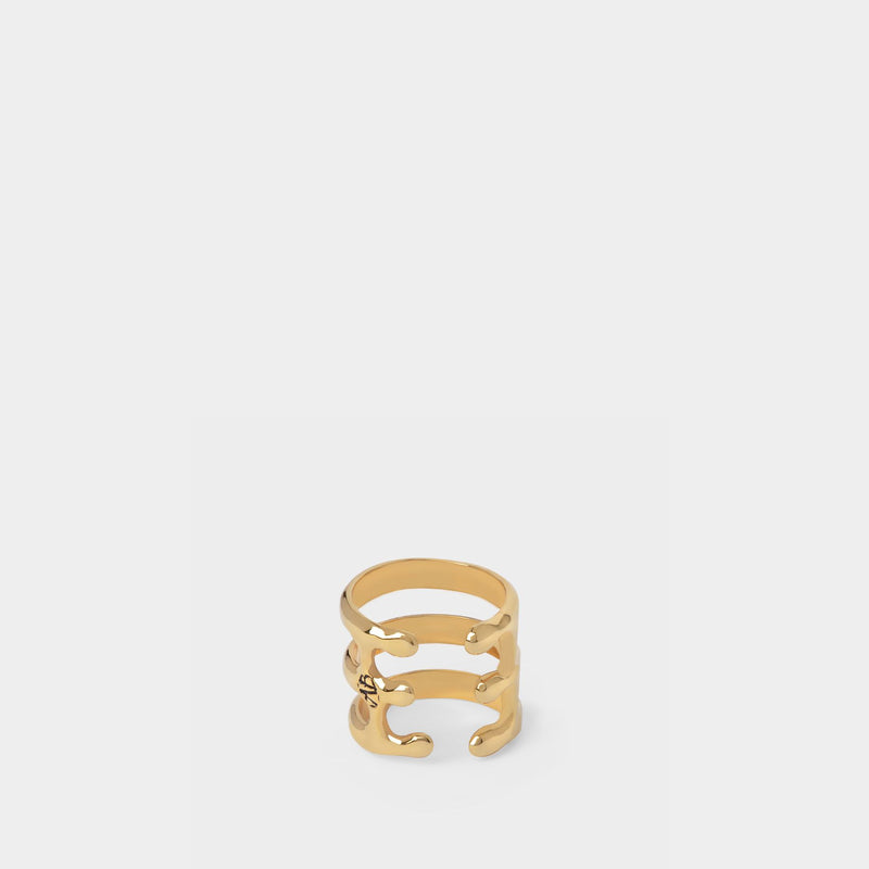 Esteban Ring in Gold-Plated Brass