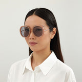 Sunglasses in Brown Bio Injection