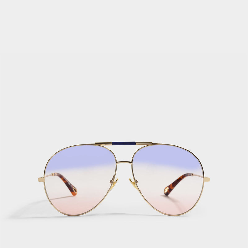 Sunglasses in Gold Injection
