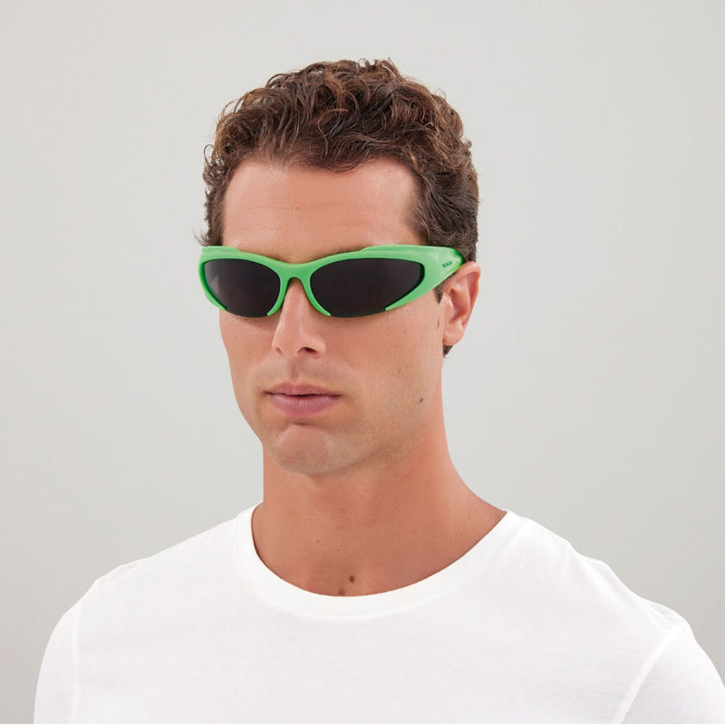 Sunglasses - Balenciaga  - Acetate - Green