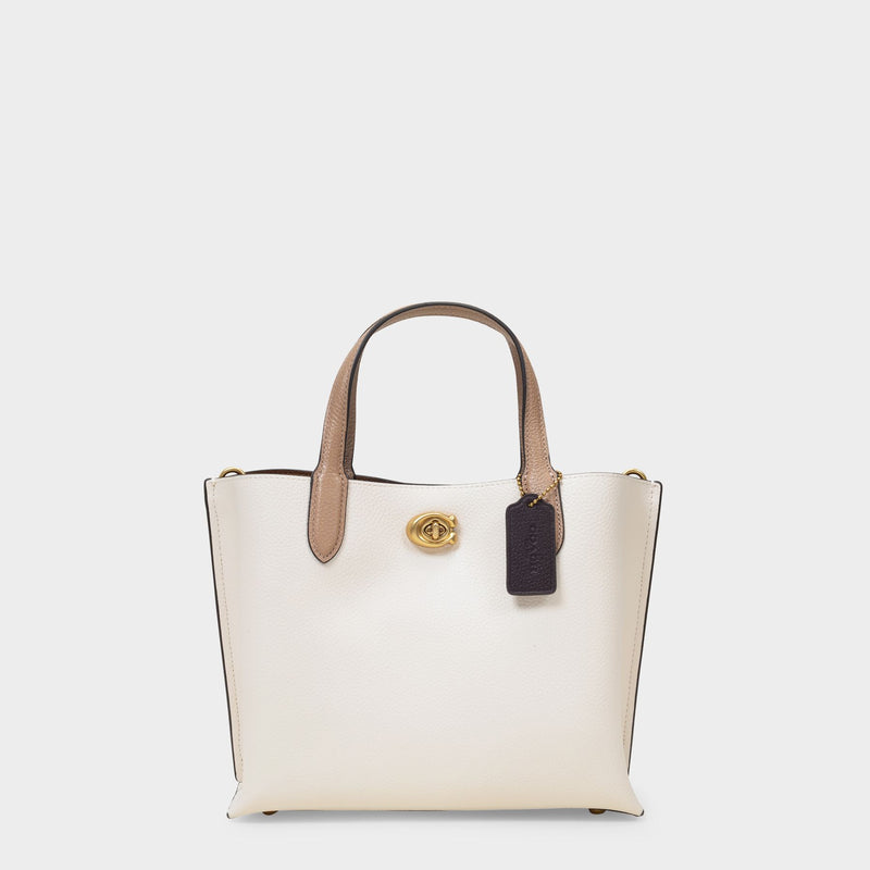 Willow Tote 24 Tote Bag - Coach - Chalk Multi - Leather