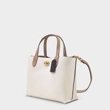 Willow Tote 24 Tote Bag - Coach - Chalk Multi - Leather