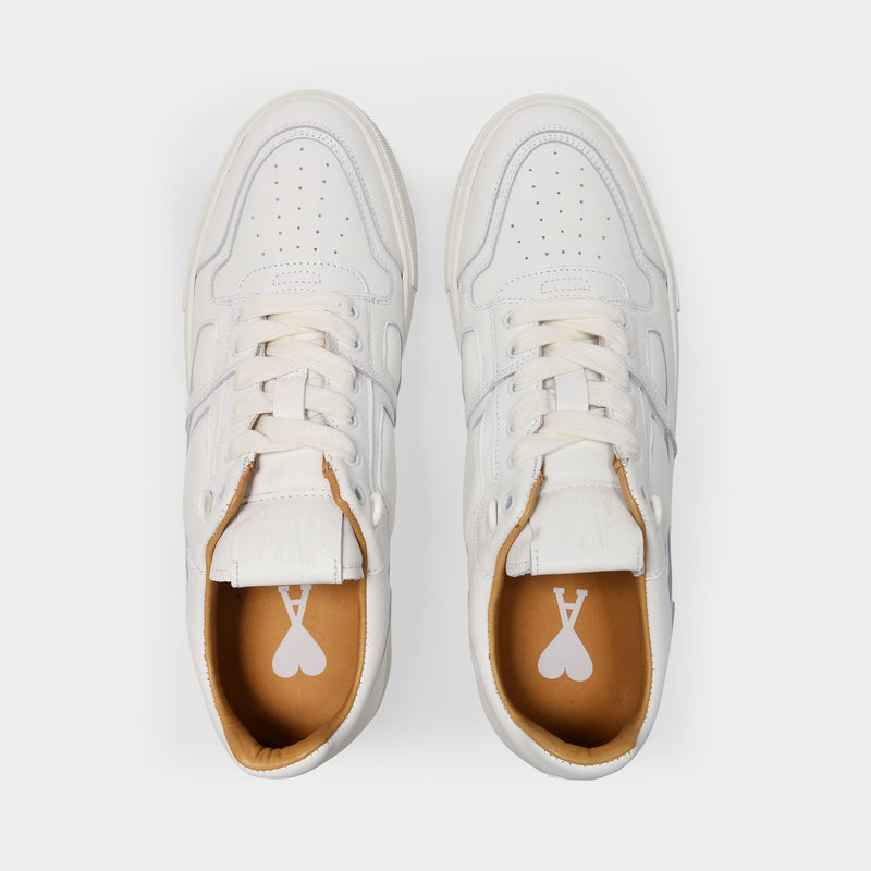 Low Top ADC Sneakers in White Leather