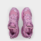 Runner Sneakers in Pink Leather