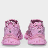 Runner Sneakers in Pink Leather