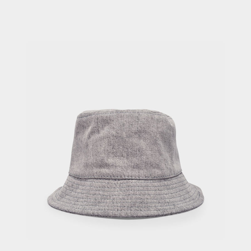 Hailey Hat in Grey Canvas