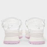 Trace Sandals in White Leather