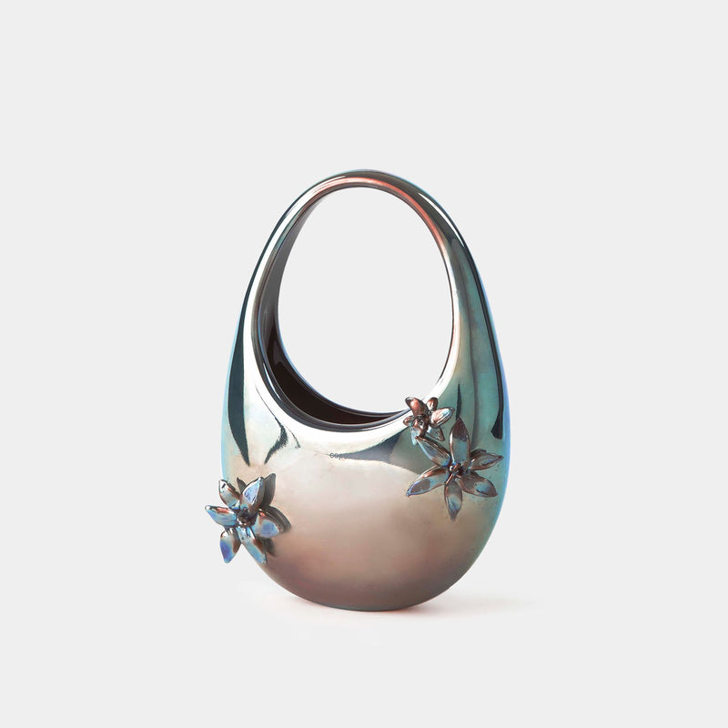 Flower Mini Swipe Bag - Coperni - Glass - Grey