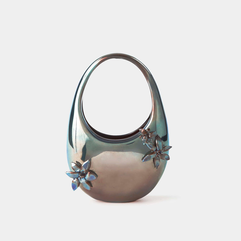 Flower Mini Swipe Bag - Coperni - Glass - Grey