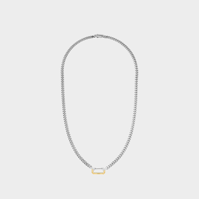 Dimitri Necklace in 18 carat gold and silver