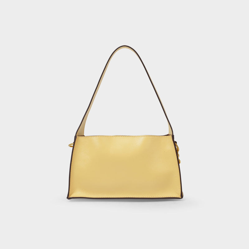 Mini Kesme Bag in Yellow Leather