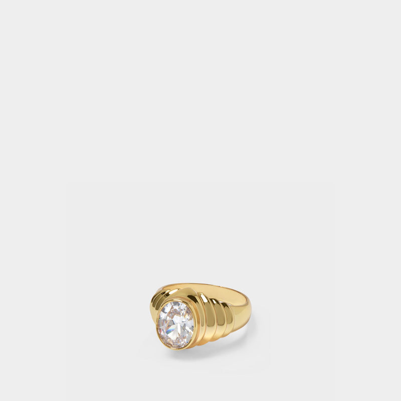 R9 Ring in Brass and Gold Plated