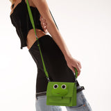 Classic Cross Body Handbag (Hoppy) - Green