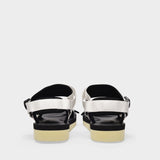 Depa-V2 Sandals in White Nylon