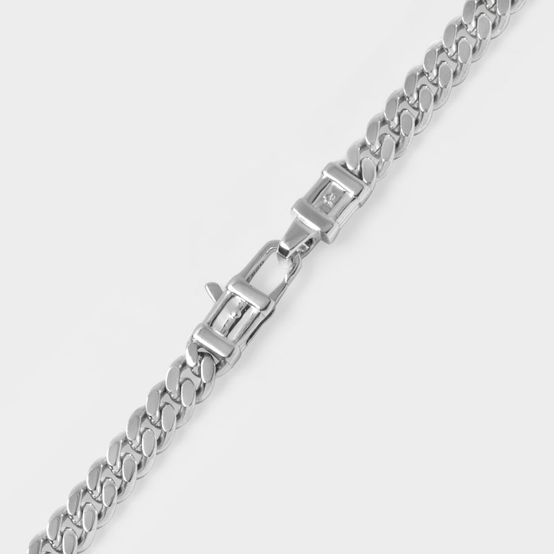 Curb Chain L in Silver