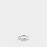 Knut Rock Crystal Ring in Silver