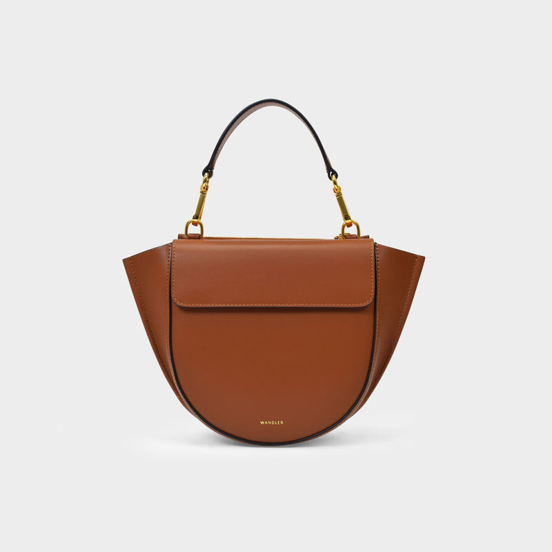 Hortensia Mini Bag in Brown Leather